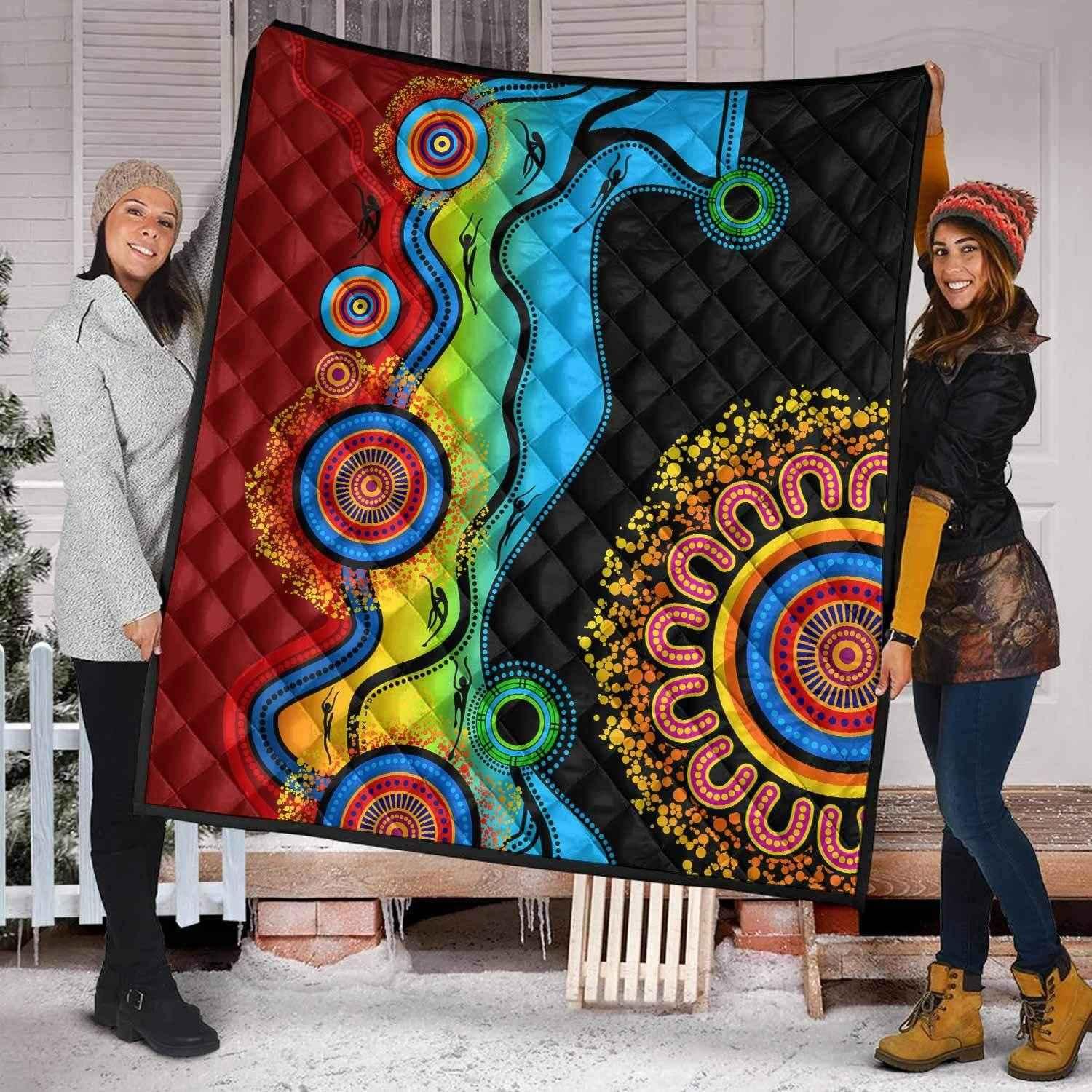 Aboriginal Quilt Bed Sets - Aussie Dreamtime