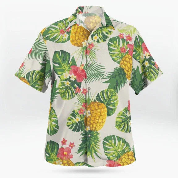 Pineapple Bloom Shirt – Aussie Dreamtime Fruit Edition - Aussie Dreamtime