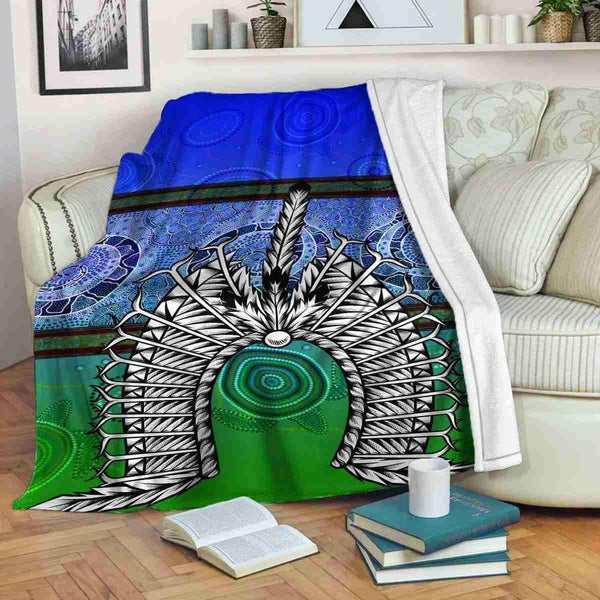 Aussie Dreamtime Australia Torres Strait Premium Blanket - Torres Strait Dhari - View 1
