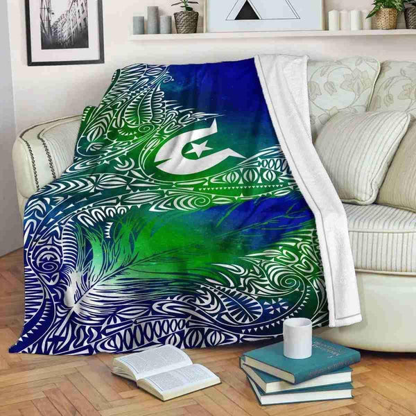 Aussie Dreamtime Australia Torres Strait Premium Blanket - Torres Strait Islanders Traditional Patterns - View 1