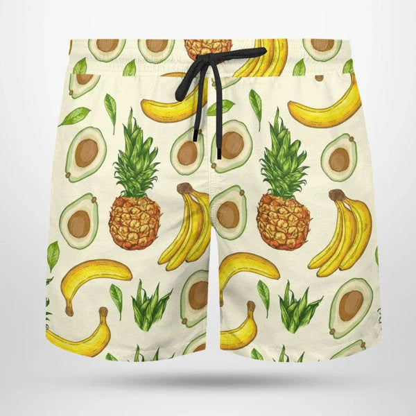 Tropic Harvest Beach Short – Aussie Dreamtime Fruit Edition - Aussie Dreamtime
