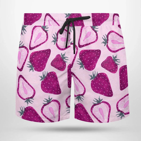 Berry Blush Beach Short – Aussie Dreamtime Fruit Edition - Aussie Dreamtime