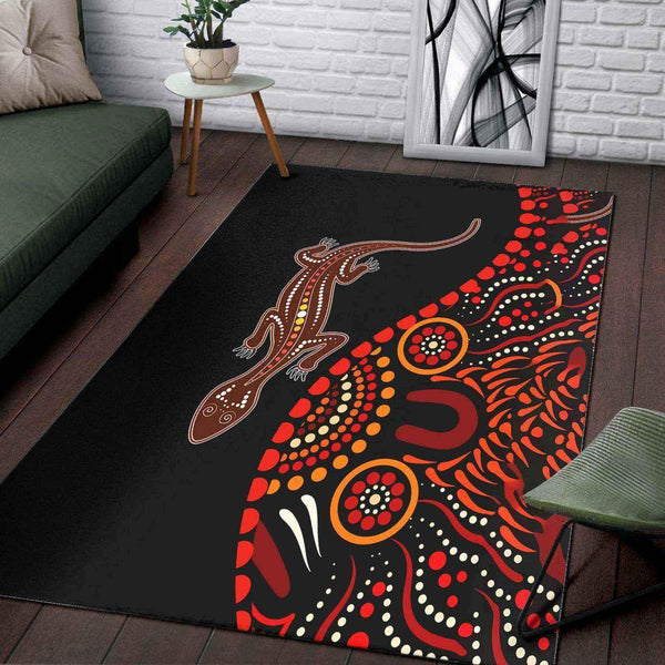 Aussie Dreamtime Australia Area Rug - Dreaming Lizard - View 1