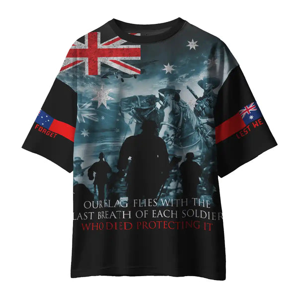 Aussie Dreamtime Aussie Dreamtime Australia Remembrance Day t-shirt - Tribute Tee - View 1