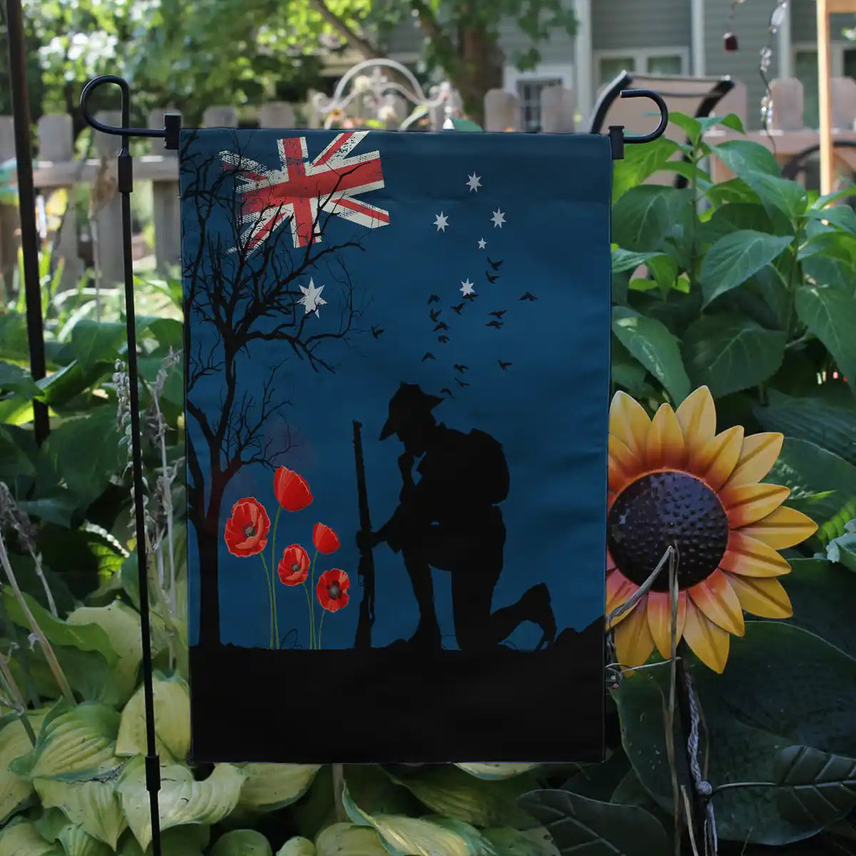 Australia Remembrance Day Flag - Australia Remember Blue Flag – Aussie ...