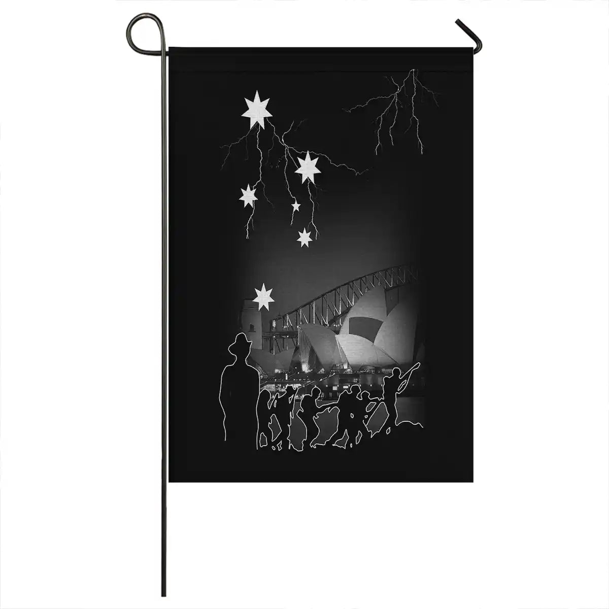 Australia Remembrance Day Flag - I will fear no evil Remembrance spiri ...