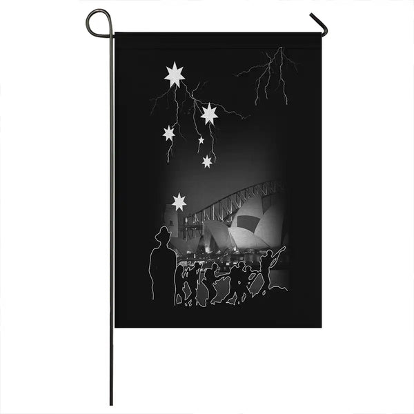 Aussie Dreamtime Australia Remembrance Day Flag - I will fear no evil Remembrance spirit Flag - View 1