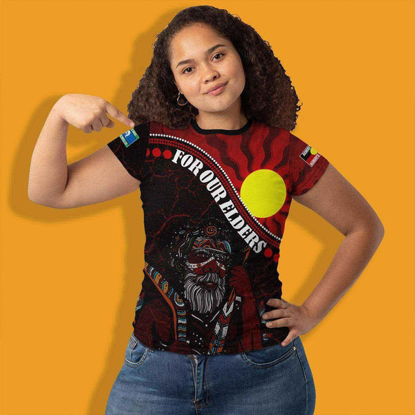 Aussie Dreamtime Australia Naidoc Week 2023 T-Shirt - For Our Elders Theme With Aboriginal Culture (Restock) T-Shirt - View 1