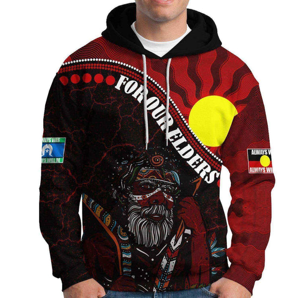 Aussie Dreamtime Australia Naidoc Week 2023 Hoodie - For Our Elders Theme With Aboriginal Culture Hoodie - View 1