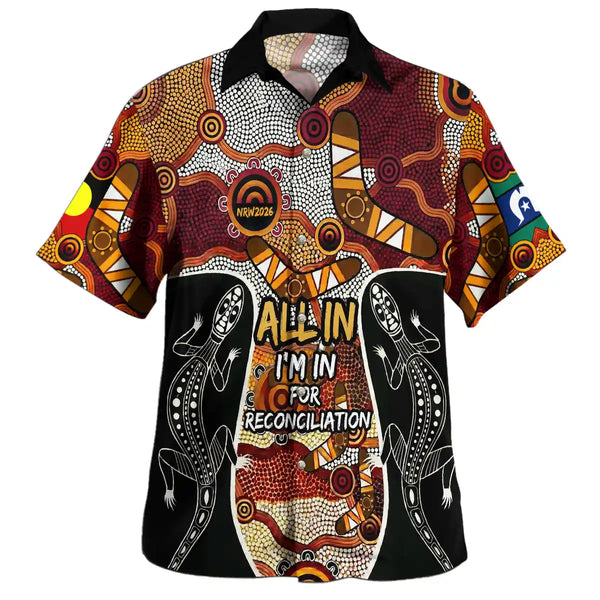 National Reconciliation Week 2026 Hawaiian Shirt - I'm In For Reconciliation 1