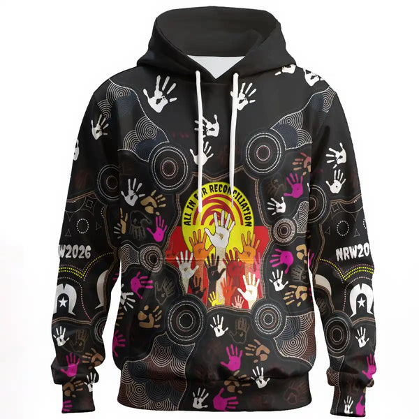 National Reconciliation Week 2026 Hoodie - ALL IN - A Wholehearted Commitment 1