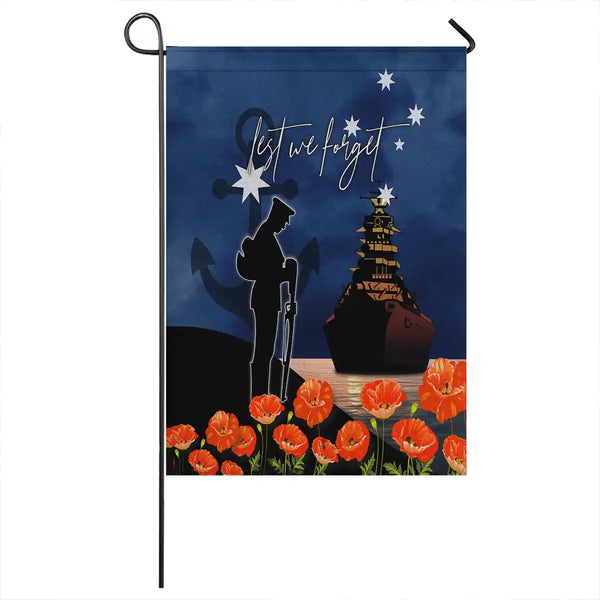 Aussie Dreamtime Australia Remembrance Day Flag - Navy Force Remember Flag - View 1