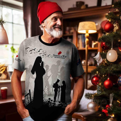 Aussie Dreamtime Australia Remembrance Day T-Shirt - Sisters Of War The Unsung Heroes - View 4