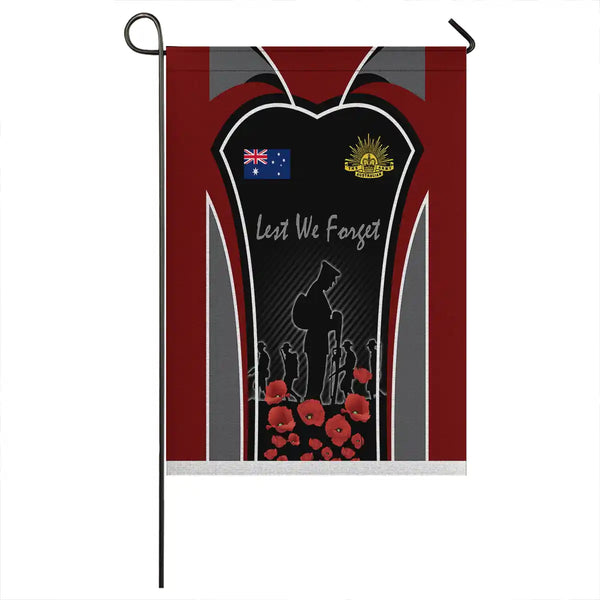 Aussie Dreamtime Australia Remembrance Day Flag - Today Lest We Forget Flag - View 1