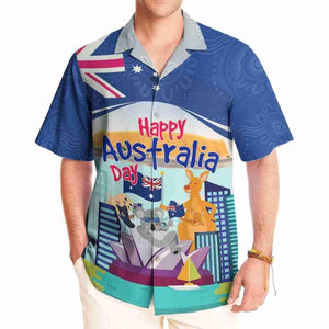 Australia Day Aboriginal Hawaiian Shirt - Happy Australia Day Aussie Pride